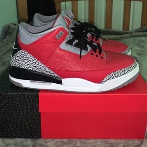 Air jordan red cement 3s